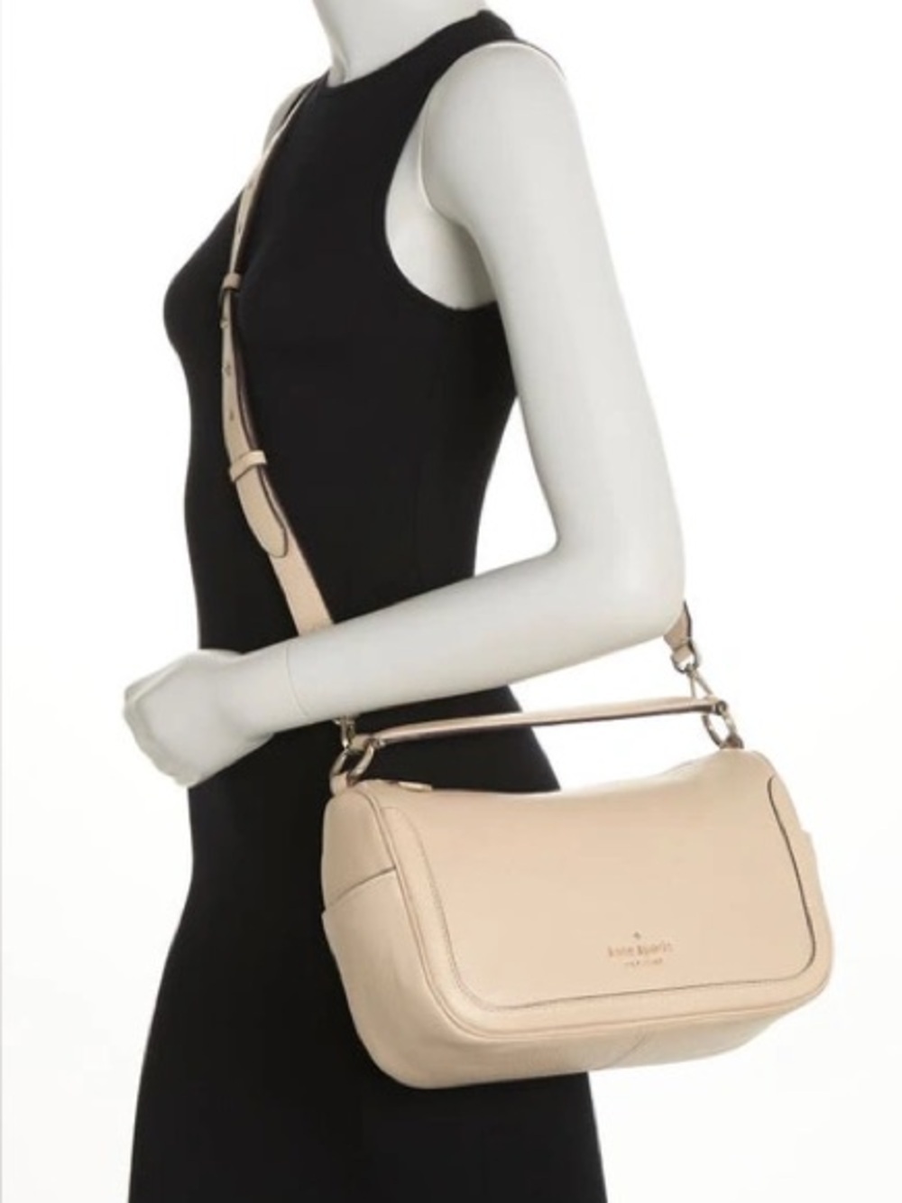 Kate Spade Smoosh crossbody bag Beige